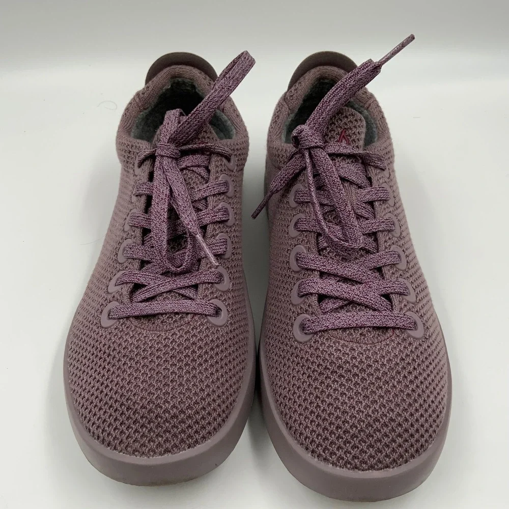 Allbirds Women's Wool Knit Sneakers Shoes Purple Size W10 - Picture 2 of 8